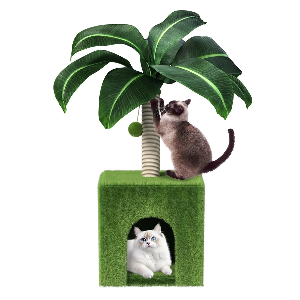 EasyCo Palm Tree Cat Scratching Tower