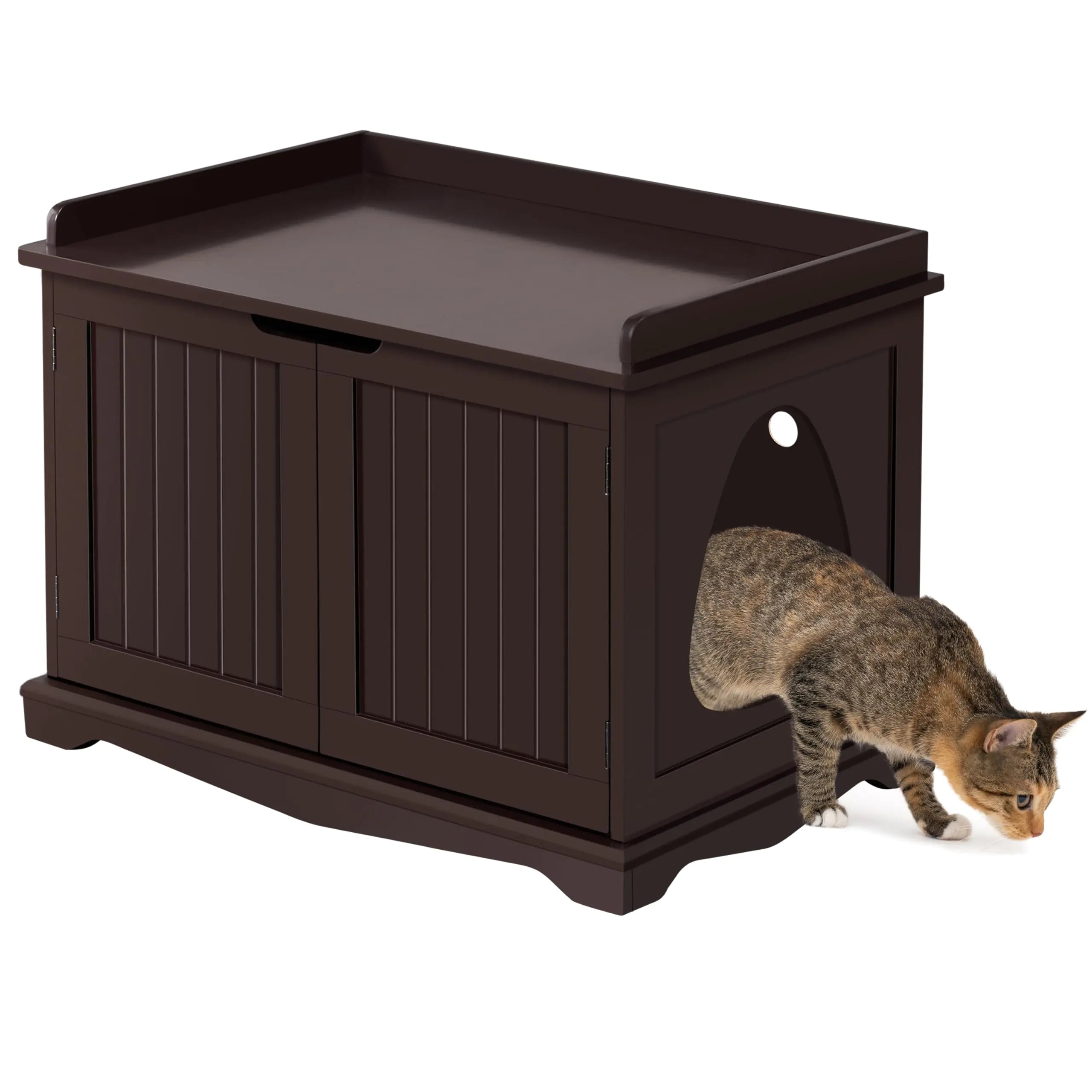 EasyCo Wooden Hidden Litterbox