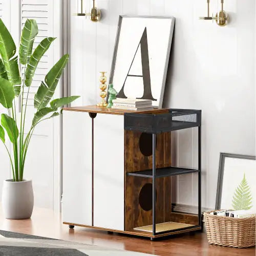 EasyCo Sleek Wood Modern Hidden Enclosure