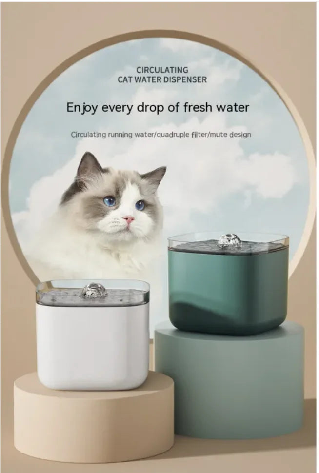 EasyCo Plug-in Cat Feeder with Anti-Dry Burn Protection