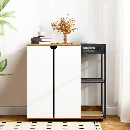 EasyCo Sleek Wood Modern Hidden Enclosure