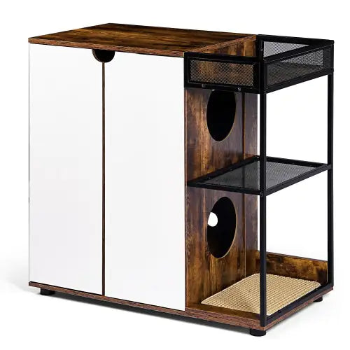 EasyCo Sleek Wood Modern Hidden Enclosure