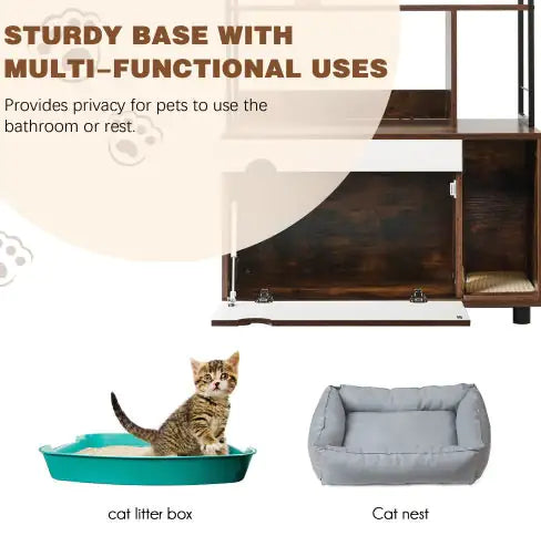 EasyCo Modern Cat Condo Shelf